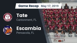 Recap: Tate  vs. Escambia  2019