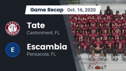 Recap: Tate  vs. Escambia  2020