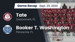 Recap: Tate  vs. Booker T. Washington  2020