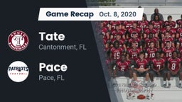 Recap: Tate  vs. Pace  2020