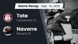 Recap: Tate  vs. Navarre  2022