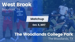 Matchup: West Brook High vs. The Woodlands College Park  2017