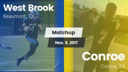 Matchup: West Brook High vs. Conroe  2017