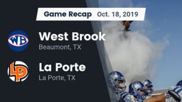 Recap: West Brook  vs. La Porte  2019