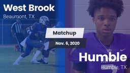 Matchup: West Brook High vs. Humble  2020