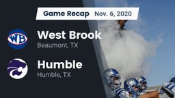 Recap: West Brook  vs. Humble  2020