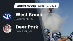 Recap: West Brook  vs. Deer Park  2021
