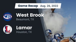 Recap: West Brook  vs. Lamar  2022