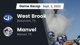 Recap: West Brook  vs. Manvel  2022