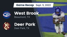 Recap: West Brook  vs. Deer Park  2022