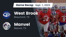 Recap: West Brook  vs. Manvel  2023