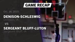 Recap: Denison-Schleswig  vs. Sergeant Bluff-Luton  2015