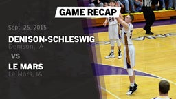 Recap: Denison-Schleswig  vs. Le Mars  2015