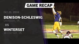 Recap: Denison-Schleswig  vs. Winterset  2016