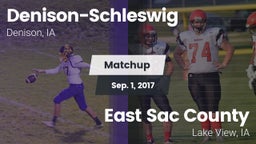Matchup: Denison-Schleswig vs. East Sac County  2017