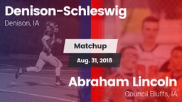 Matchup: Denison-Schleswig vs. Abraham Lincoln  2018