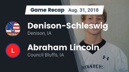 Recap: Denison-Schleswig  vs. Abraham Lincoln  2018