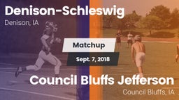 Matchup: Denison-Schleswig vs. Council Bluffs Jefferson  2018