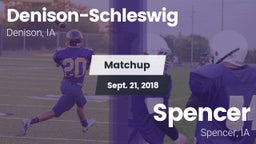 Matchup: Denison-Schleswig vs. Spencer  2018