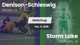 Matchup: Denison-Schleswig vs. Storm Lake  2018