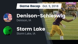 Recap: Denison-Schleswig  vs. Storm Lake  2018