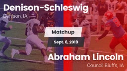 Matchup: Denison-Schleswig vs. Abraham Lincoln  2019