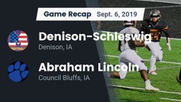 Recap: Denison-Schleswig  vs. Abraham Lincoln  2019