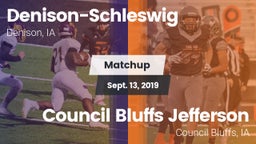 Matchup: Denison-Schleswig vs. Council Bluffs Jefferson  2019