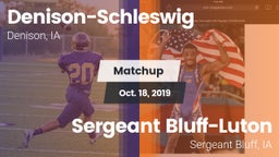 Matchup: Denison-Schleswig vs. Sergeant Bluff-Luton  2019