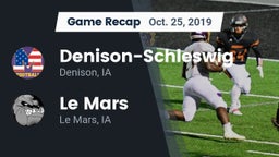 Recap: Denison-Schleswig  vs. Le Mars  2019