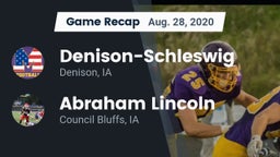 Recap: Denison-Schleswig  vs. Abraham Lincoln  2020