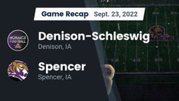 Recap: Denison-Schleswig  vs. Spencer  2022