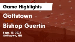 Goffstown  vs Bishop Guertin Game Highlights - Sept. 10, 2021