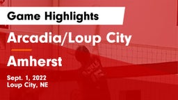 Arcadia/Loup City  vs Amherst  Game Highlights - Sept. 1, 2022