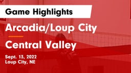 Arcadia/Loup City  vs Central Valley Game Highlights - Sept. 13, 2022