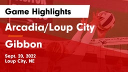 Arcadia/Loup City  vs Gibbon  Game Highlights - Sept. 20, 2022