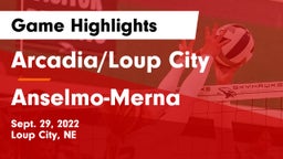 Arcadia/Loup City  vs Anselmo-Merna Game Highlights - Sept. 29, 2022