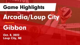 Arcadia/Loup City  vs Gibbon  Game Highlights - Oct. 8, 2022