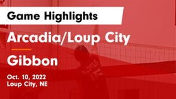 Arcadia/Loup City  vs Gibbon  Game Highlights - Oct. 10, 2022