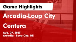 Arcadia-Loup City  vs Centura  Game Highlights - Aug. 29, 2023