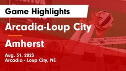 Arcadia-Loup City  vs Amherst  Game Highlights - Aug. 31, 2023