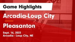 Arcadia-Loup City  vs Pleasanton  Game Highlights - Sept. 16, 2023