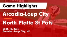 Arcadia-Loup City  vs North Platte St Pats Game Highlights - Sept. 16, 2023