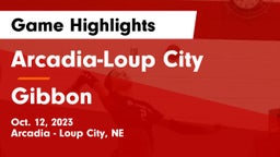 Arcadia-Loup City  vs Gibbon  Game Highlights - Oct. 12, 2023