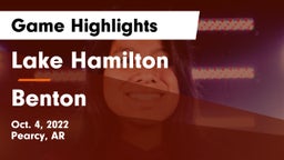 Lake Hamilton  vs Benton  Game Highlights - Oct. 4, 2022