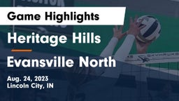Heritage Hills  vs Evansville North  Game Highlights - Aug. 24, 2023