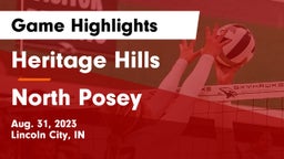 Heritage Hills  vs North Posey  Game Highlights - Aug. 31, 2023