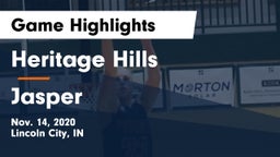 Heritage Hills  vs Jasper  Game Highlights - Nov. 14, 2020