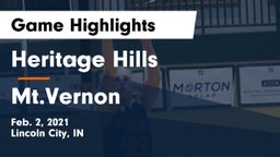 Heritage Hills  vs Mt.Vernon  Game Highlights - Feb. 2, 2021