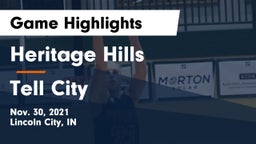 Heritage Hills  vs Tell City  Game Highlights - Nov. 30, 2021